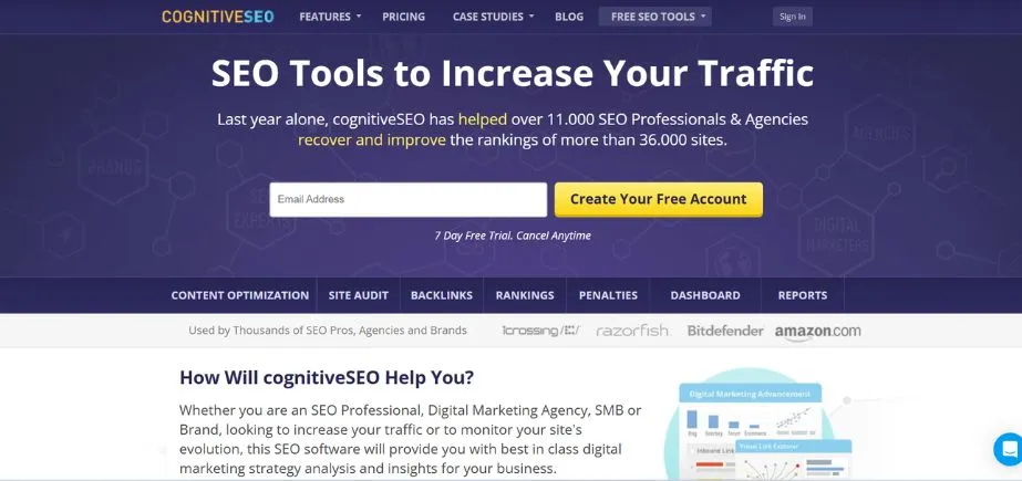 CognitiveSEO - Backlink Analysis Tools
