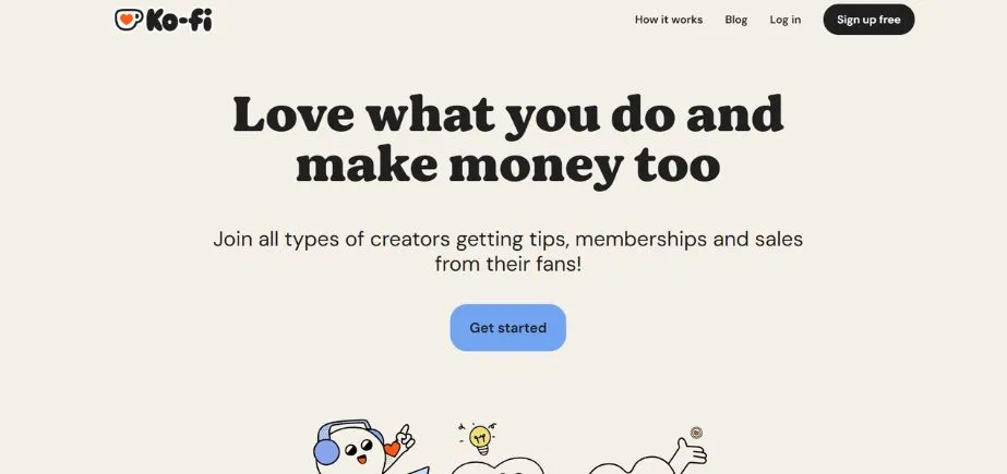 Ko-fi - Content Monetization Platforms