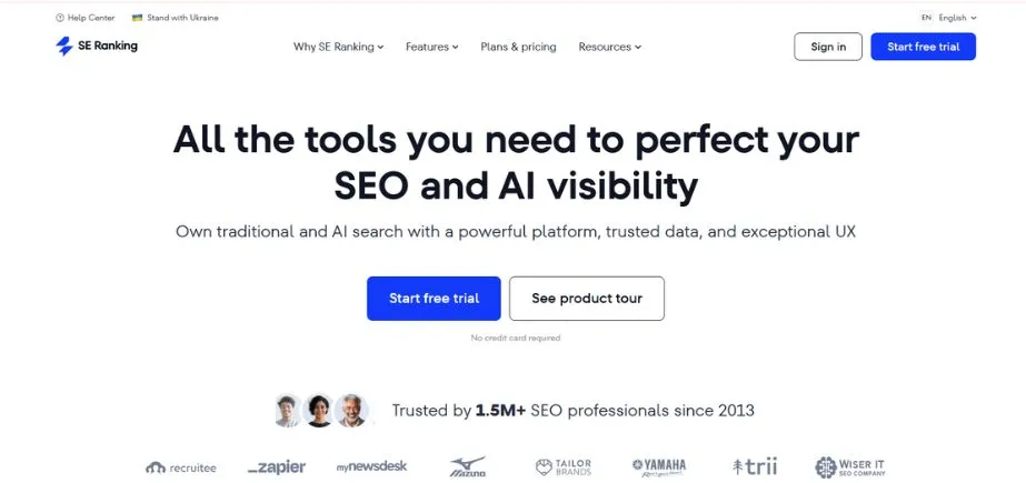 SE Ranking - SEO for SaaS Platforms