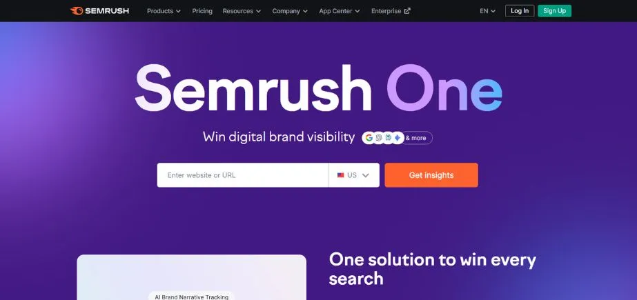SEMrush - Backlink Analysis Tools