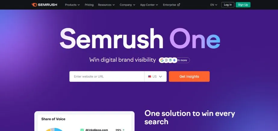 Semrush - SEO for SaaS Platforms