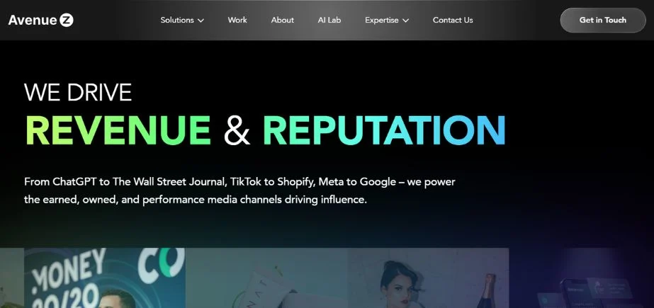 GEO Agencies for Fintech Companies - avenue z