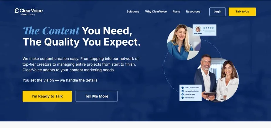 Content Marketing Agencies - clearvoice