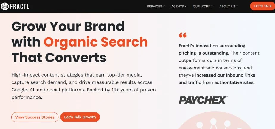 Content Marketing Agencies - fractl