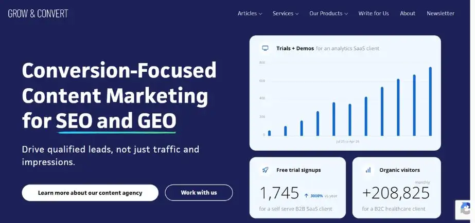 Content Marketing Agencies - growandconvert