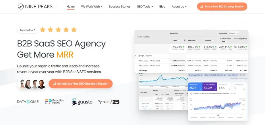 GEO Agencies for Fintech Companies - ninepeaks