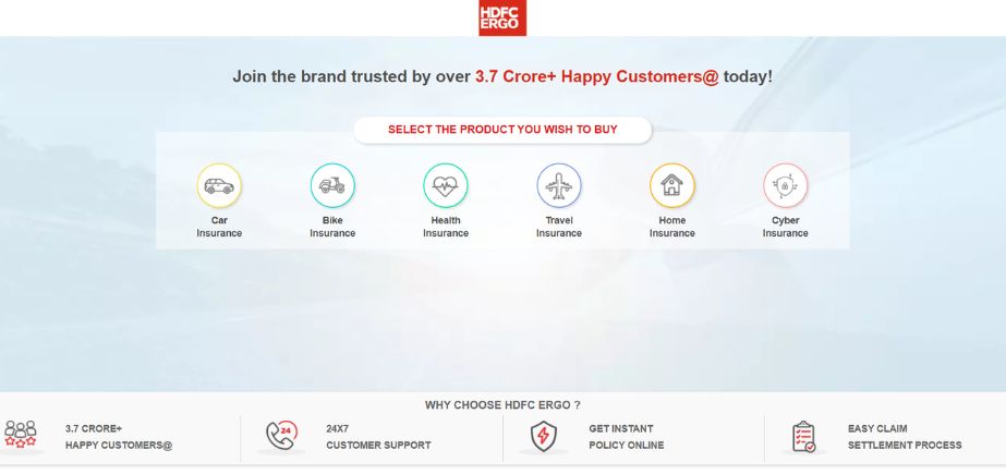 Insurance Companies in India - hdfc ergo