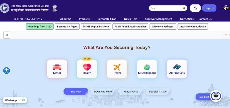 Insurance Companies in India - new india assurance