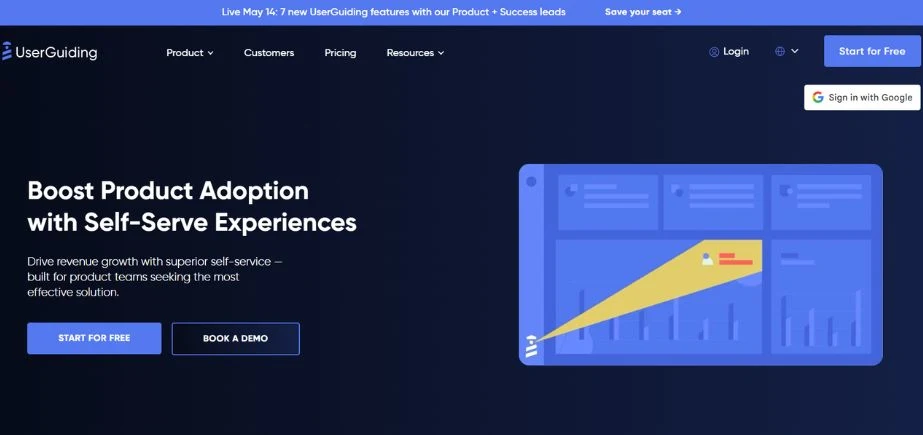 SaaS Onboarding Tools - userguiding