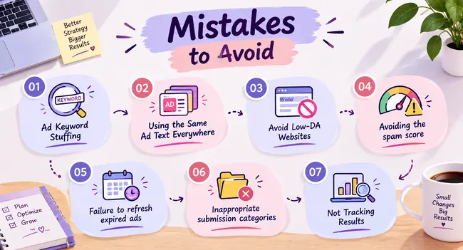 Mistakes to avoid - Free Classified Submission Sites