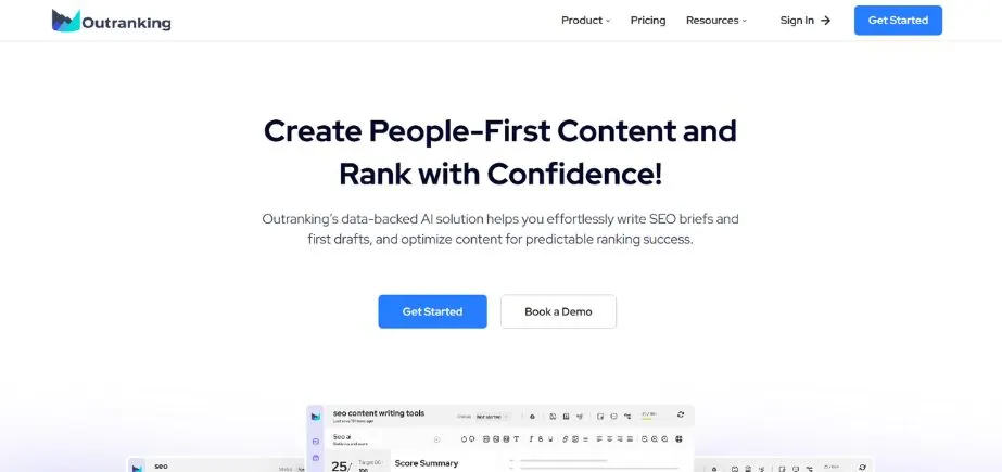 AI Content Optimisation Tools - outranking